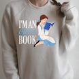 Disney Princess Belle I'm An Open Book Raglan Sleeve Sweatshirt Heather Forest
