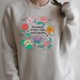 Disney Princess Botanicals Of Fairy Tales Floral Textbook Raglan Sleeve Sweatshirt Heather Forest