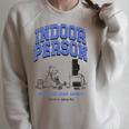 DOAWK Indoor Person Eat Sleep Game Repeat Book Series Raglan Sleeve Sweatshirt Heather Forest DOAWK Indoor Person Eat Sleep Game Repeat Book Series Raglan Sleeve Sweatshirt Heather Forest