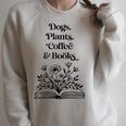 Dogs Plants Coffee Books Book Lover Dog Lover Reading Raglan Sleeve Sweatshirt Heather Forest Dogs Plants Coffee Books Book Lover Dog Lover Reading Raglan Sleeve Sweatshirt Heather Forest