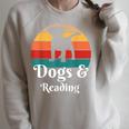 Dogs And Reading Books Raglan Sleeve Sweatshirt Heather Forest Dogs And Reading Books Raglan Sleeve Sweatshirt Heather Forest