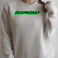 Doomsday Movie Ending Character Book Raglan Sleeve Sweatshirt Heather Forest Doomsday Movie Ending Character Book Raglan Sleeve Sweatshirt Heather Forest