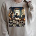 Dostoevsky Books Raglan Sleeve Sweatshirt Heather Forest