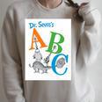 Dr Seuss ABC Book Cover Premium Tri-Blend Raglan Sleeve Sweatshirt Heather Forest