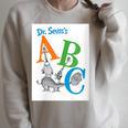 Dr Seuss ABC Book Cover Raglan Sleeve Sweatshirt Heather Forest