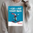Dr Seuss The Cat In The Hat Comes Back Book Cover Raglan Sleeve Sweatshirt Heather Forest