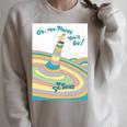 Dr Seuss Oh The Places You'Ll Go Book Cover Raglan Sleeve Sweatshirt Heather Forest Dr Seuss Oh The Places You'Ll Go Book Cover Raglan Sleeve Sweatshirt Heather Forest