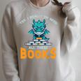 Dragon Yes I Really Need All Books Geek Kids Men Women Raglan Sleeve Sweatshirt Heather Forest