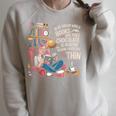 In My Dream World Books Are Free Chocolate Is Healthy Raglan Sleeve Sweatshirt Heather Forest