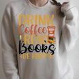 Drink Coffee Read Books Be Happy Coffee Lover Raglan Sleeve Sweatshirt Heather Forest Drink Coffee Read Books Be Happy Coffee Lover Raglan Sleeve Sweatshirt Heather Forest