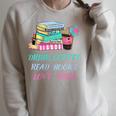 Drink Coffee Read Books Love Jesus Christian Religious God Raglan Sleeve Sweatshirt Heather Forest