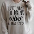 Drink Wine And Read Books Bookish Book Lover Raglan Sleeve Sweatshirt Heather Forest Drink Wine And Read Books Bookish Book Lover Raglan Sleeve Sweatshirt Heather Forest