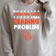 My Drinking Club Has A Reading Problem Book Club Raglan Sleeve Sweatshirt Heather Forest