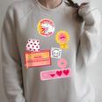 Dungeon Crawler Carl Colorful Sticker Collage LitRPG Book Raglan Sleeve Sweatshirt Heather Forest