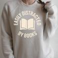 Easily Distracted By Books Reading Raglan Sleeve Sweatshirt Heather Forest Easily Distracted By Books Reading Raglan Sleeve Sweatshirt Heather Forest