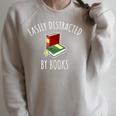 Easily Distracted By Books Shirt Reading T-Shirt Raglan Sleeve Sweatshirt Heather Forest Easily Distracted By Books Shirt Reading T-Shirt Raglan Sleeve Sweatshirt Heather Forest