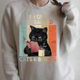 Easily Distracted By Cats And Books For Cat Lovers For Men Women Girls Kids Raglan Sleeve Sweatshirt Heather Forest Easily Distracted By Cats And Books For Cat Lovers For Men Women Girls Kids Raglan Sleeve Sweatshirt Heather Forest