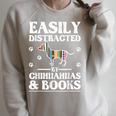 Easily Distracted By Chihuahuas & Books Raglan Sleeve Sweatshirt Heather Forest Easily Distracted By Chihuahuas & Books Raglan Sleeve Sweatshirt Heather Forest