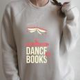 Easily Distracted By Dance And Book I Ballet Book Raglan Sleeve Sweatshirt Heather Forest Easily Distracted By Dance And Book I Ballet Book Raglan Sleeve Sweatshirt Heather Forest