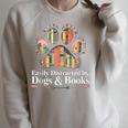 Easily Distracted By Dogs And Books Reading Raglan Sleeve Sweatshirt Heather Forest Easily Distracted By Dogs And Books Reading Raglan Sleeve Sweatshirt Heather Forest
