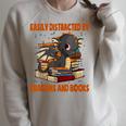 Easily Distracted By Dragon And Books Cute Dragon Read Book Raglan Sleeve Sweatshirt Heather Forest Easily Distracted By Dragon And Books Cute Dragon Read Book Raglan Sleeve Sweatshirt Heather Forest