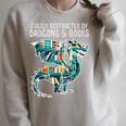Easily Distracted By Dragons Books Bookworm Raglan Sleeve Sweatshirt Heather Forest Easily Distracted By Dragons Books Bookworm Raglan Sleeve Sweatshirt Heather Forest