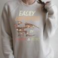 Easily Distracted By Dragons And Books Dragon Raglan Sleeve Sweatshirt Heather Forest