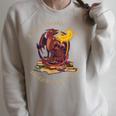 Easily Distracted By Dragons And Books Fire Dragon Raglan Sleeve Sweatshirt Heather Forest