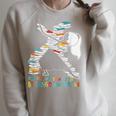 Easily Distracted By Tango And Books Dance Bookworm Reading Raglan Sleeve Sweatshirt Heather Forest