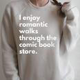 I Enjoy Romantic Walks Through The Comic Book Store Comics Raglan Sleeve Sweatshirt Heather Forest I Enjoy Romantic Walks Through The Comic Book Store Comics Raglan Sleeve Sweatshirt Heather Forest