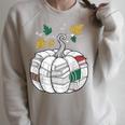 Fall Bookshelf Pumpkin Autumn Reading Raglan Sleeve Sweatshirt Heather Forest