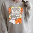 I Fall For Pumpkins Bonfires S'Mores Books Halloween Reader Raglan Sleeve Sweatshirt Heather Forest