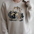 Fantasy Audiobook Voice Acting Book Lover Audiobook Raglan Sleeve Sweatshirt Heather Forest