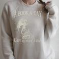 Fantasy Book Club Dragon Reader Book A Day Keep Reality Away Raglan Sleeve Sweatshirt Heather Forest Fantasy Book Club Dragon Reader Book A Day Keep Reality Away Raglan Sleeve Sweatshirt Heather Forest