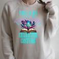 Fantasy Novel Character This Is My Book Character Costume Raglan Sleeve Sweatshirt Heather Forest