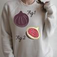 Fig 1 Figs Fruit Scientific Drawing Textbook Graphic Raglan Sleeve Sweatshirt Heather Forest Fig 1 Figs Fruit Scientific Drawing Textbook Graphic Raglan Sleeve Sweatshirt Heather Forest