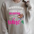 Weekend Forecast Reading With a Chance Of Wine Book Humor Raglan Sleeve Sweatshirt Heather Forest Weekend Forecast Reading With a Chance Of Wine Book Humor Raglan Sleeve Sweatshirt Heather Forest