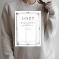 Franz Liszt Dream Of Love Vintage Book Cover Raglan Sleeve Sweatshirt Heather Forest