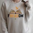 Freadom Anti Banned Books Lovers Reading Librarian Bookworm Raglan Sleeve Sweatshirt Heather Forest