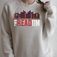 Freadom Shelf Read Reading Book Librarian Men Women Kids Performance Raglan Sleeve Sweatshirt Heather Forest