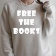 Free The Books Raglan Sleeve Sweatshirt Heather Forest