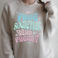 Free Societies Read Freely I Read Banned Books For Men Women Raglan Sleeve Sweatshirt Heather Forest Free Societies Read Freely I Read Banned Books For Men Women Raglan Sleeve Sweatshirt Heather Forest