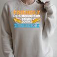 Friendly Neighbourhood Comic Books Collector Raglan Sleeve Sweatshirt Heather Forest