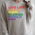 Gay Pride Live Like Book Florida Ban LGBTQ Rainbow Men Women Raglan Sleeve Sweatshirt Heather Forest Gay Pride Live Like Book Florida Ban LGBTQ Rainbow Men Women Raglan Sleeve Sweatshirt Heather Forest