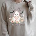 Ghost Book Lover Let Me Read In Peace Tee Raglan Sleeve Sweatshirt Heather Forest