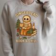 Gingerdead Book Shirt Xmas Cozy Skeleton Reading Christmas Raglan Sleeve Sweatshirt Heather Forest Gingerdead Book Shirt Xmas Cozy Skeleton Reading Christmas Raglan Sleeve Sweatshirt Heather Forest