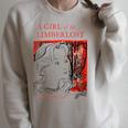 A Girl Of The Limberlost Gene Stratton-Porter Book Cover Raglan Sleeve Sweatshirt Heather Forest