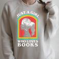 Girl Loves Books Reading Literature Read Book Lover Bookworm Raglan Sleeve Sweatshirt Heather Forest Girl Loves Books Reading Literature Read Book Lover Bookworm Raglan Sleeve Sweatshirt Heather Forest