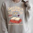 Goblin Reading Club Book Smut Romance Novel Reader Raglan Sleeve Sweatshirt Heather Forest Goblin Reading Club Book Smut Romance Novel Reader Raglan Sleeve Sweatshirt Heather Forest