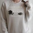Good Girls Read Bad Books Dark Romance Reader Bookish Raglan Sleeve Sweatshirt Heather Forest Good Girls Read Bad Books Dark Romance Reader Bookish Raglan Sleeve Sweatshirt Heather Forest